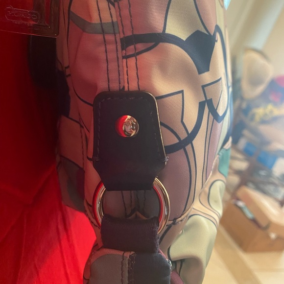 Nice coach multi color blues and purple. - Picture 6 of 8